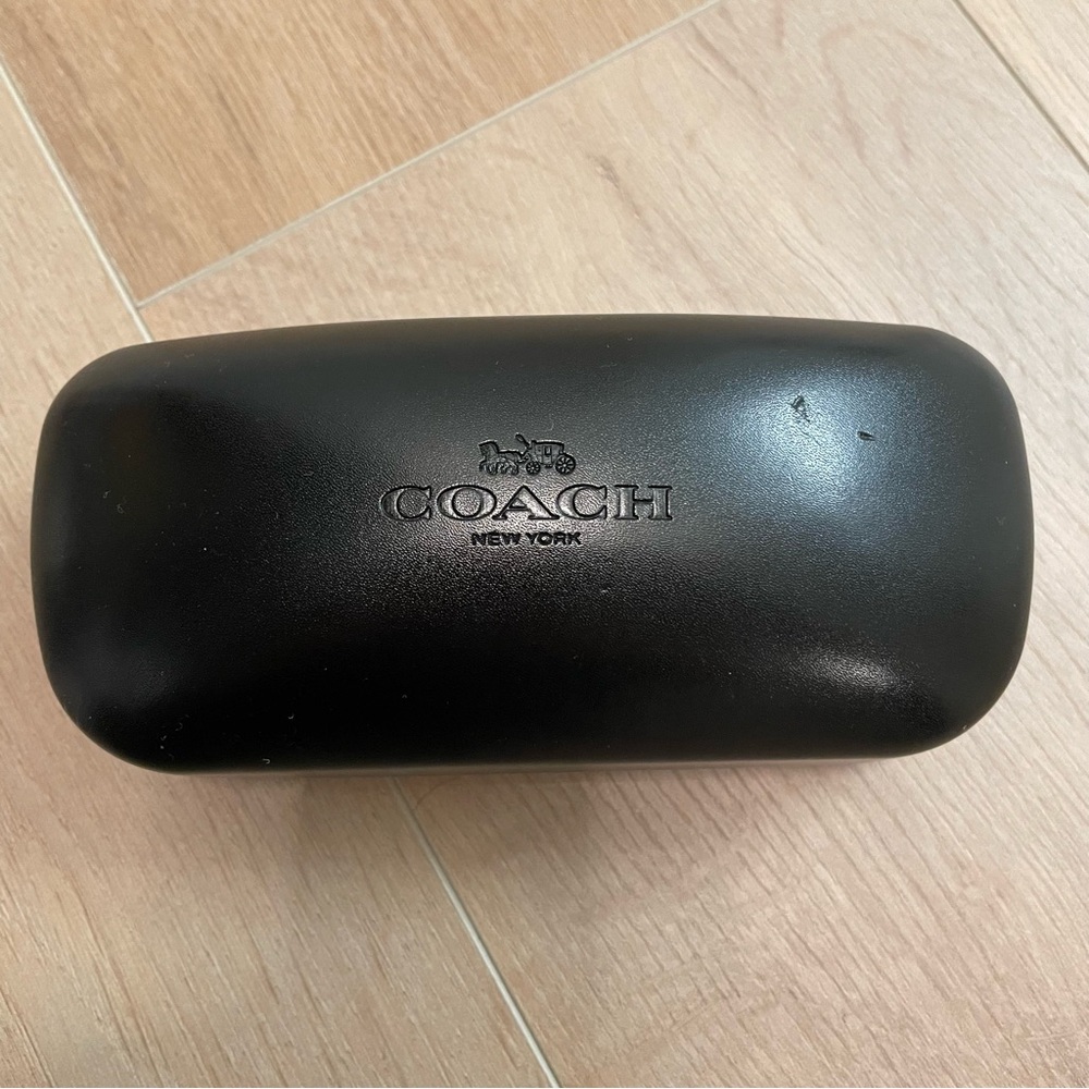 COACH Black Eyeglass Case